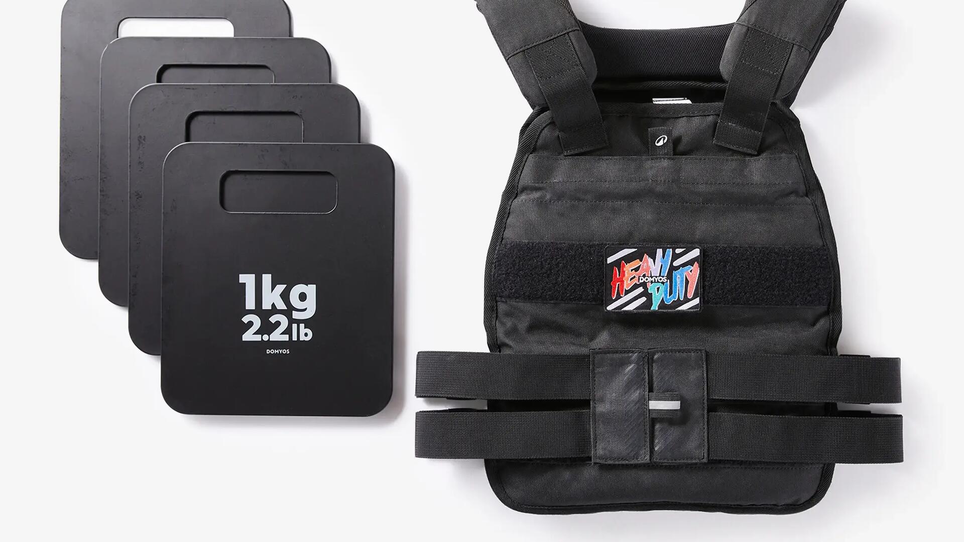 weighted bodybuilding vest care instructions repair Decathlon