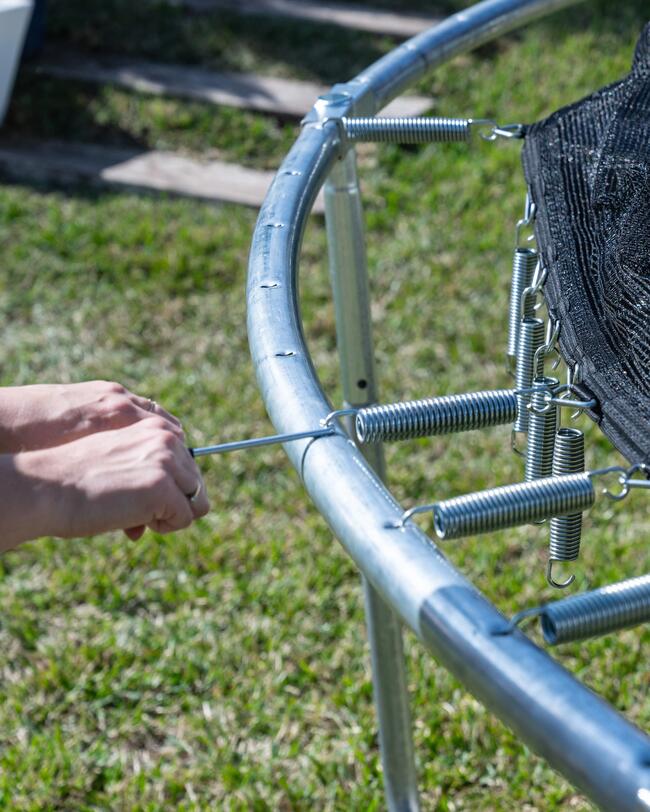 TRAMPOLINE 360 AVEC FILET - MONTAGE SANS OUTIL