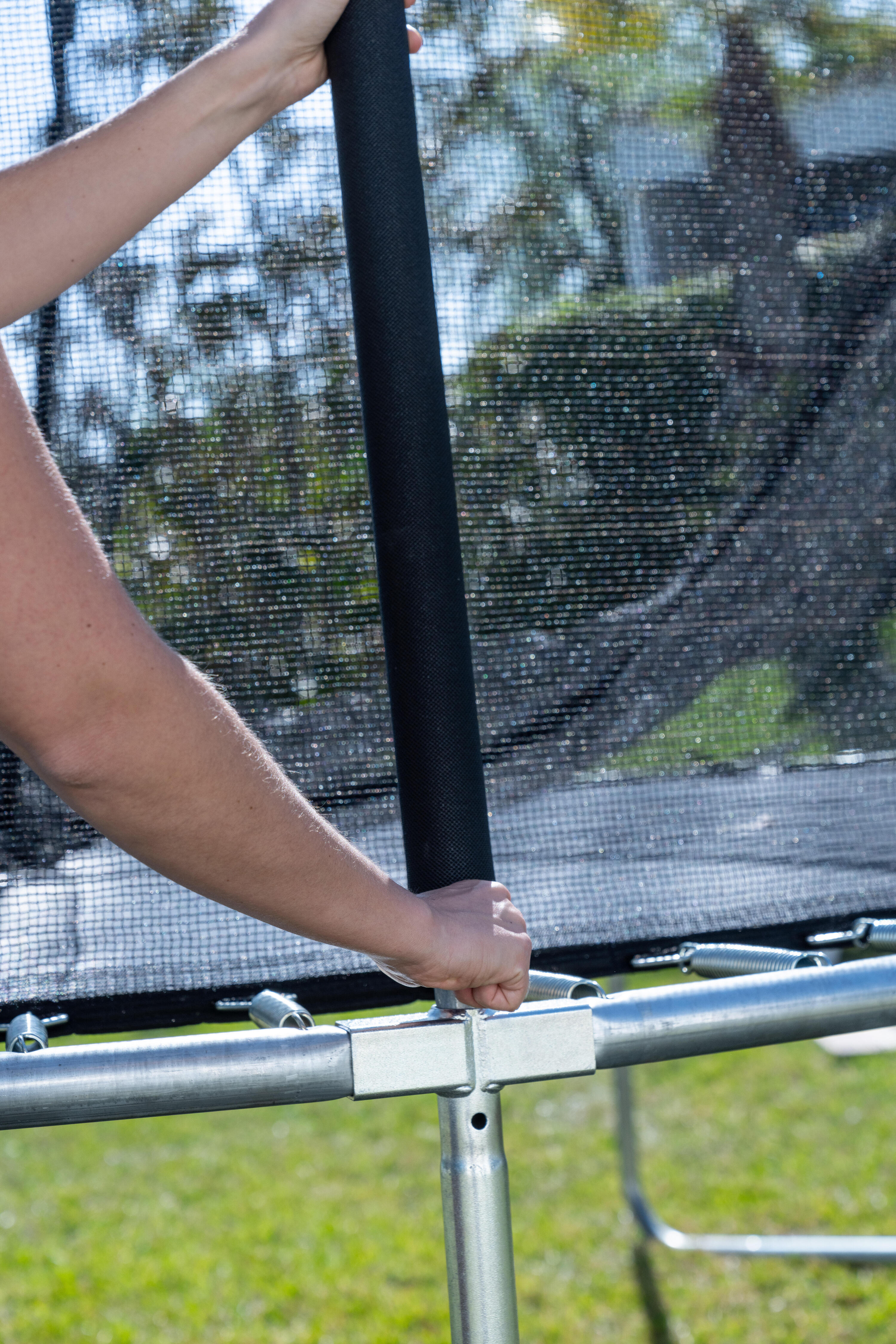 Trampoline 360 avec filet de protection - montage sans outil 16/18