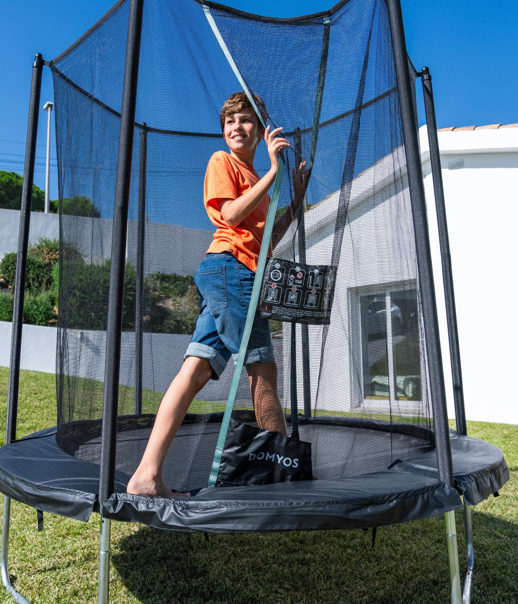 sécurité trampoline