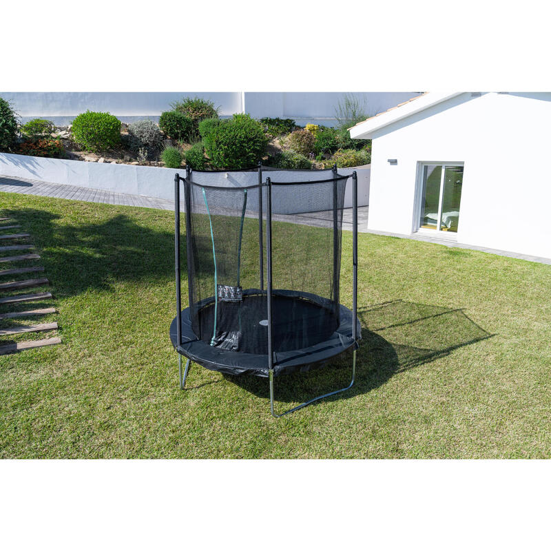 Trampoline 240 with Netting - Tool-Free Design