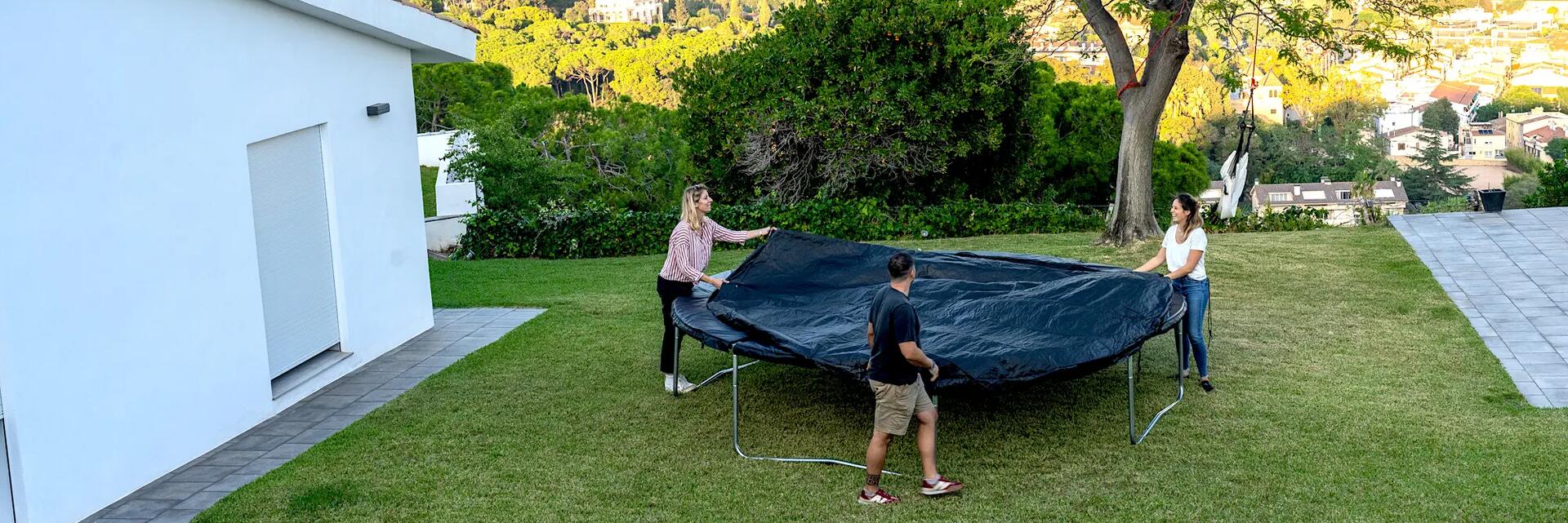 TRAMPOLINPFLEGE IM WINTER