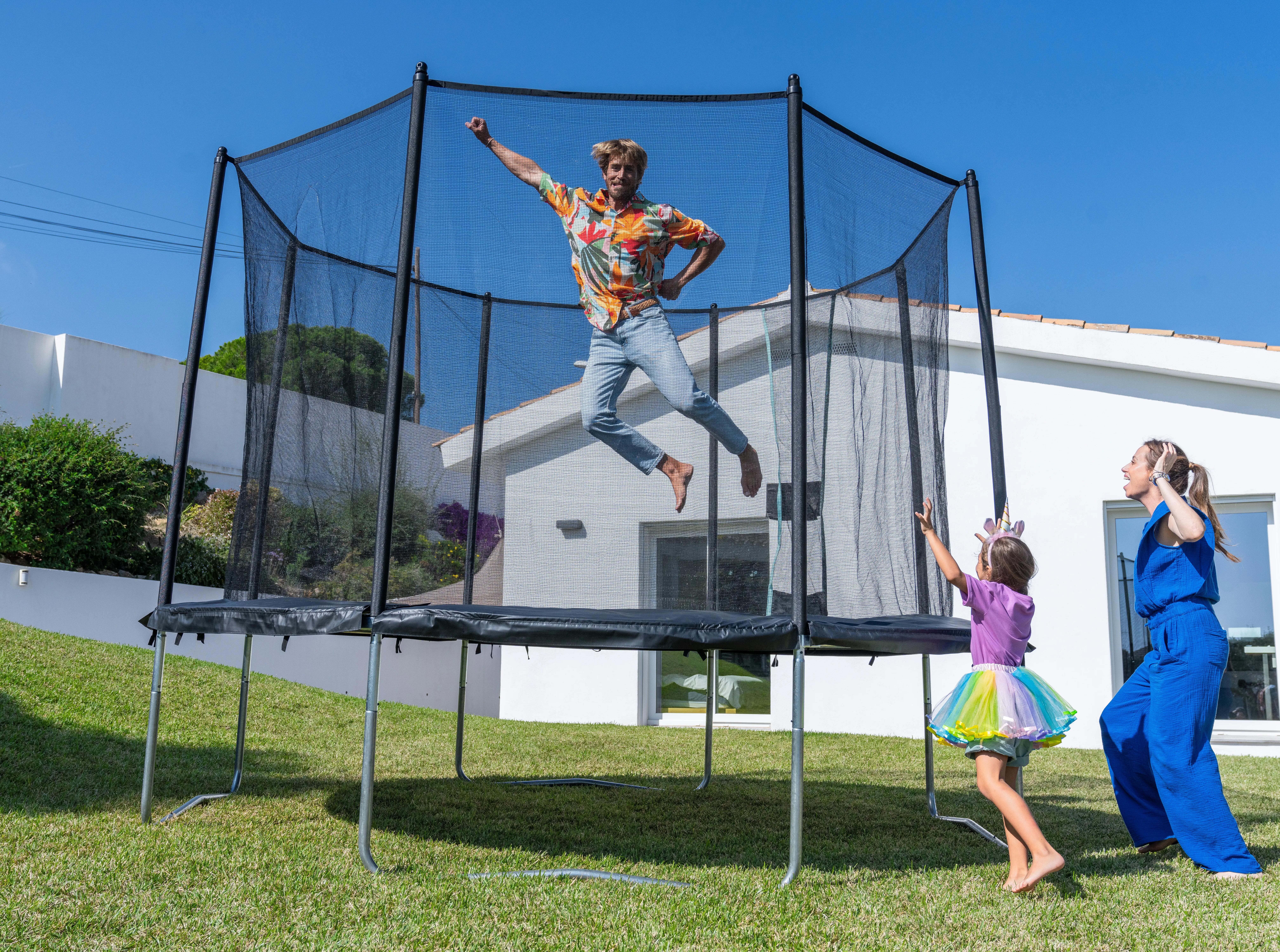 Trampolino rotondo 420: Guida utilizzatore e riparazione