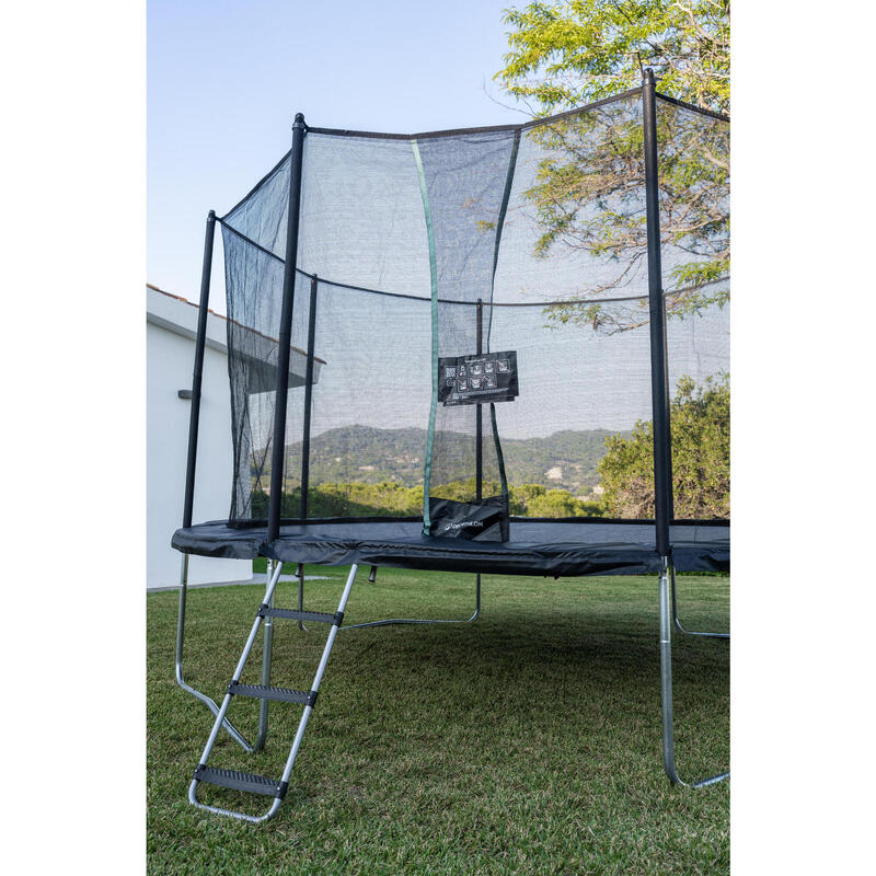 Trampoline 420 avec filet de protection - Montage sans outil