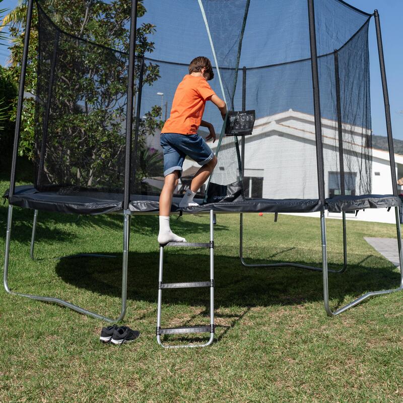 Trampolina Domyos 420 z siatką ochronną