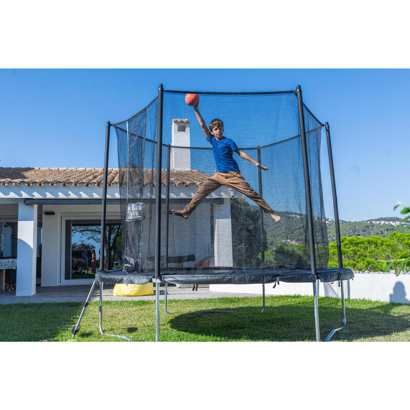 Trampoline 300 avec filet de protection - Montage sans outil