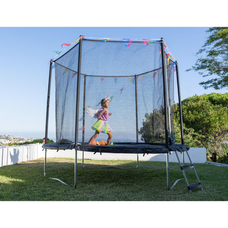 Echelle 2 marches trampolines 240cm et 300cm