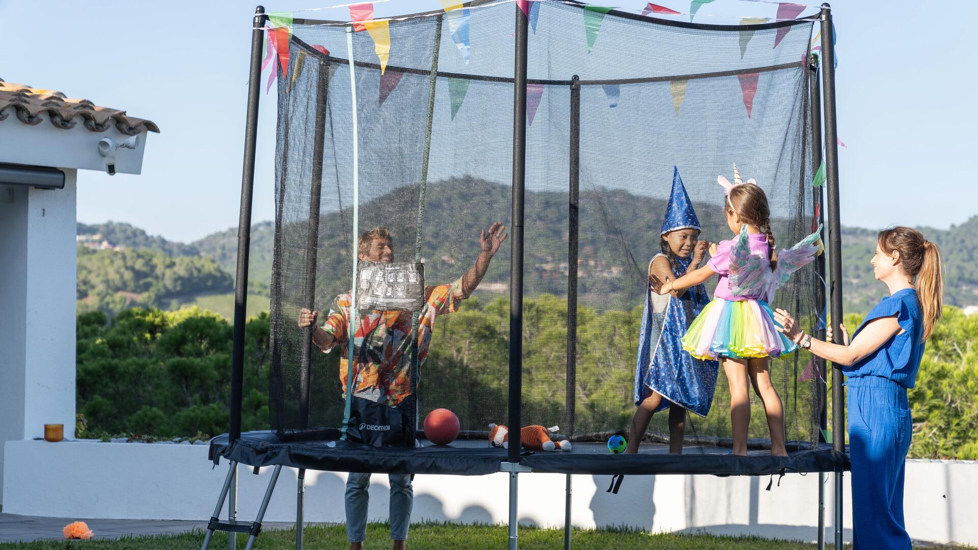 3 idées de jeu pour pratiquer le trampoline en toute sécurité 