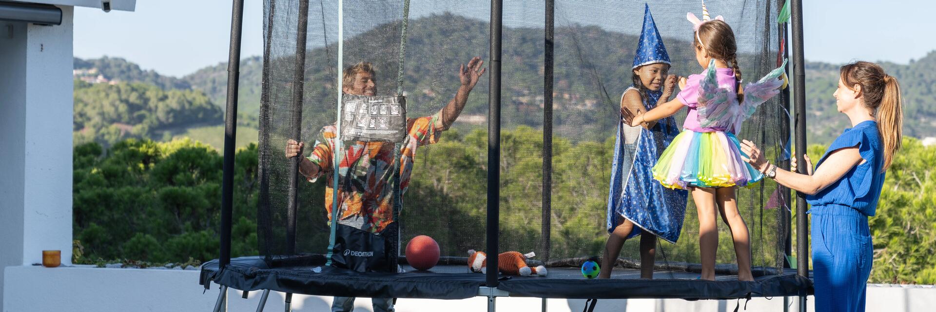 TRAMPOLINPFLEGEIM FRÜHJAHR