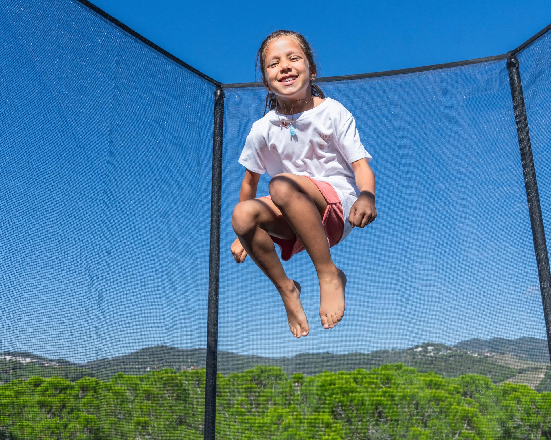 TRAMPOLINE 300 AVEC FILET - MONTAGE SANS OUTIL