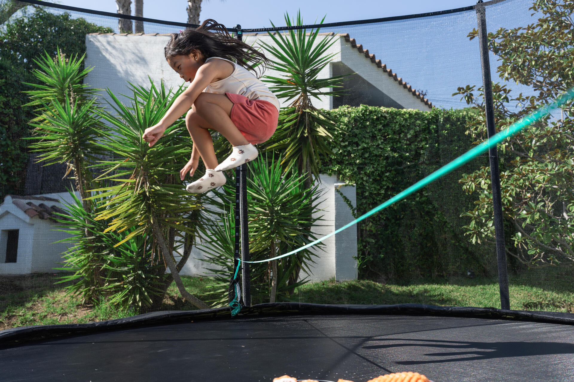 ÉLASTIQUE DE SAUT EN HAUTEUR - JEUX TRAMPOLINE