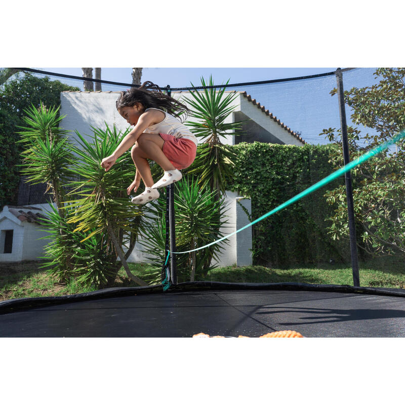 Jeu de trampoline, Elastique de saut en hauteur