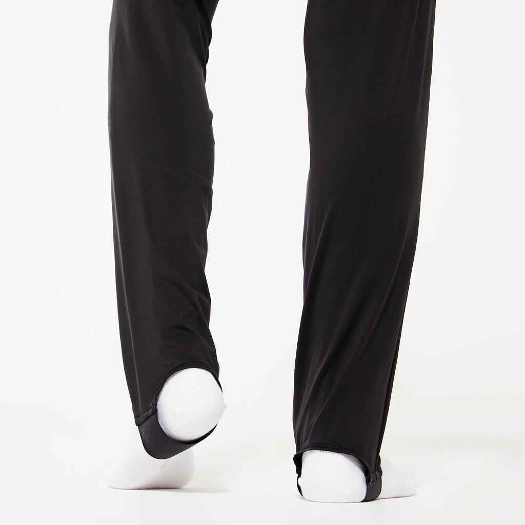 Boys' Gym Stirrup Pants - Black