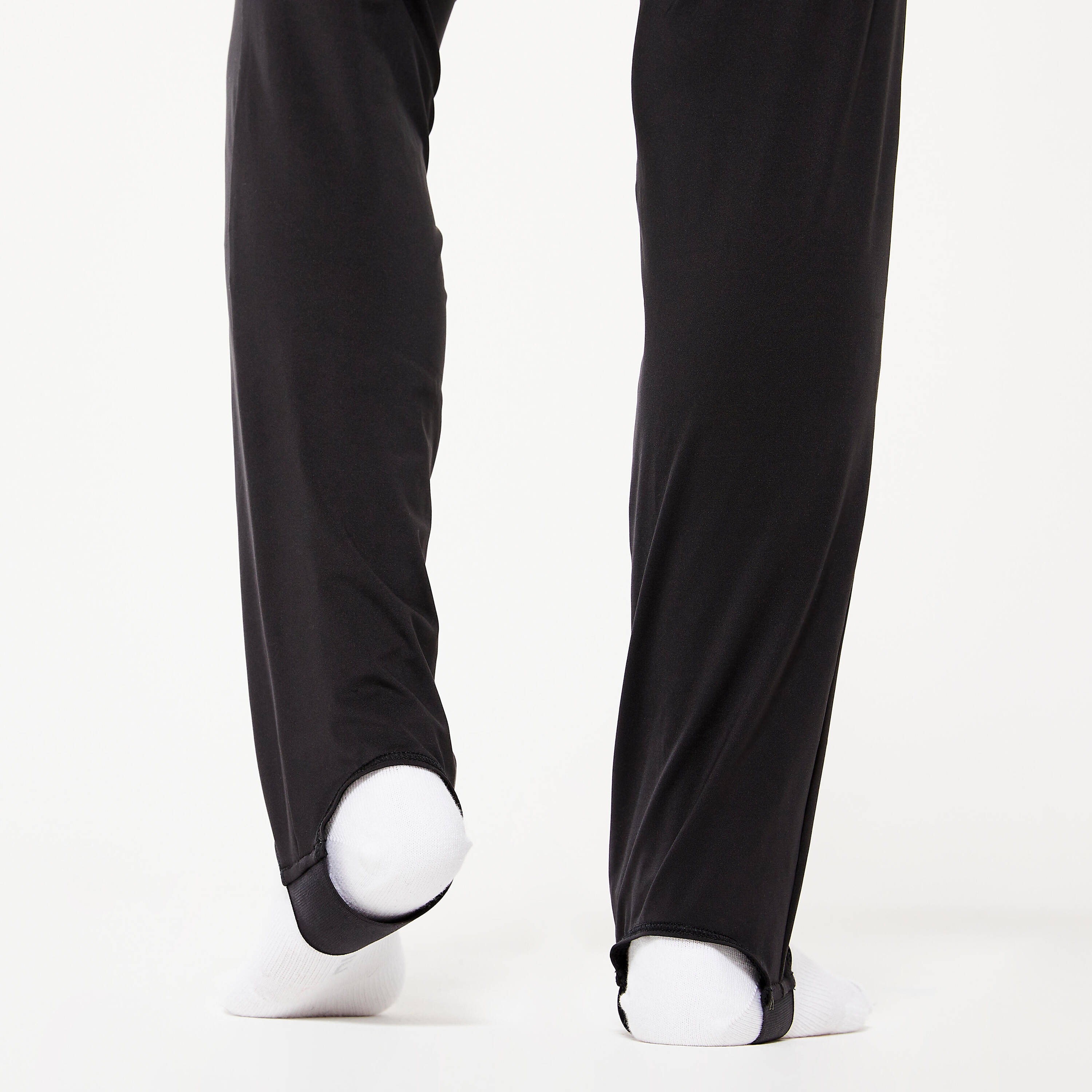 Boys' Gym Stirrup Pants - Black -  4