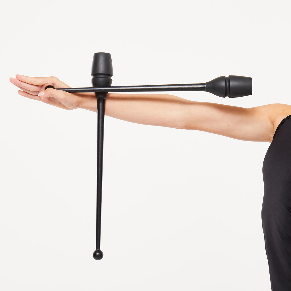 Rhythmic Gymnastics 45 cm Connectable Clubs - Black