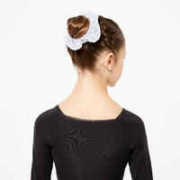 Girls' Gym Scrunchie - Glittery Silver