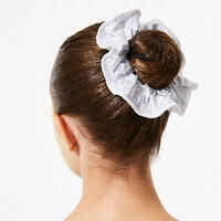 Girls' Gym Scrunchie - Glittery Silver