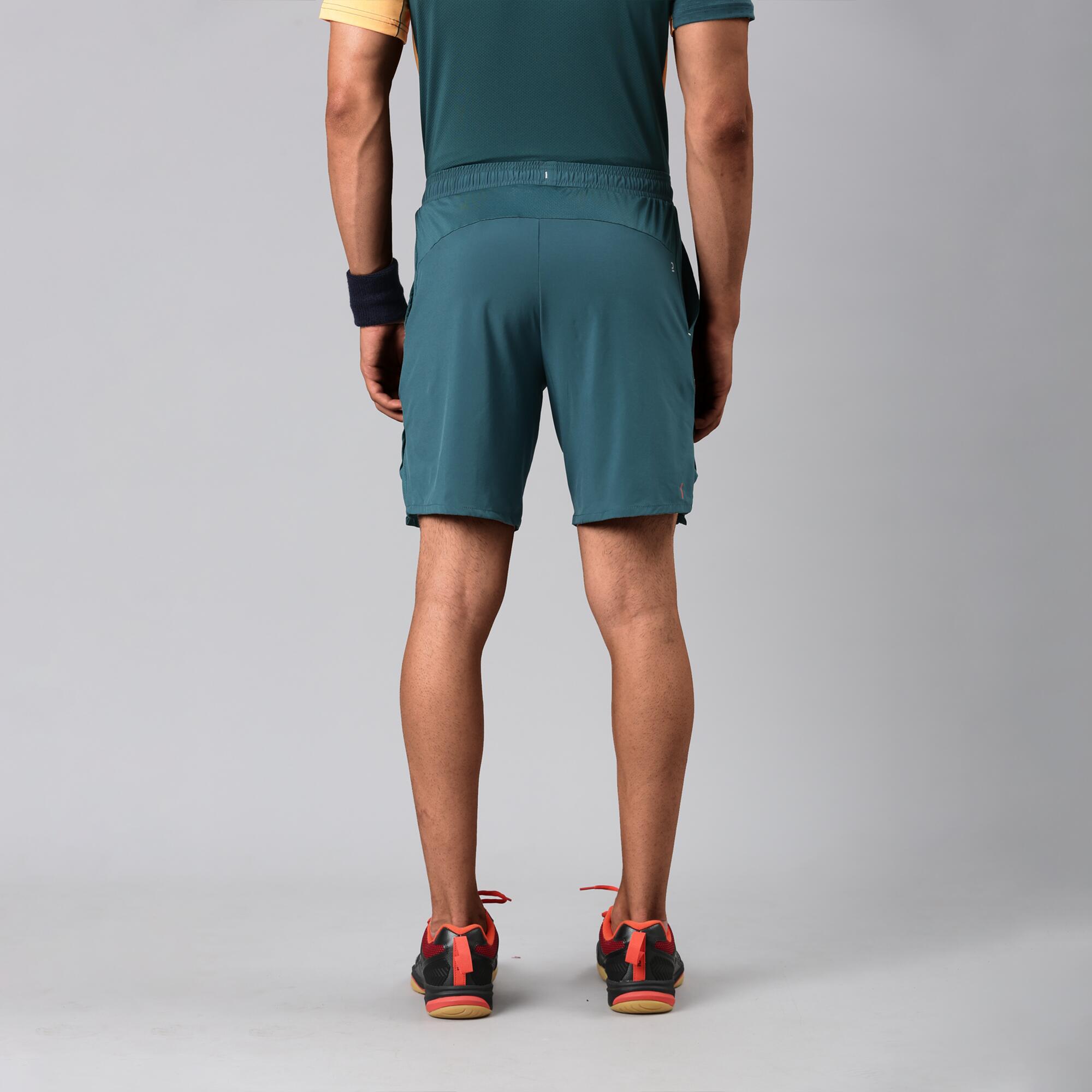 Men Badminton Short  Lite 560 Dark Peacock