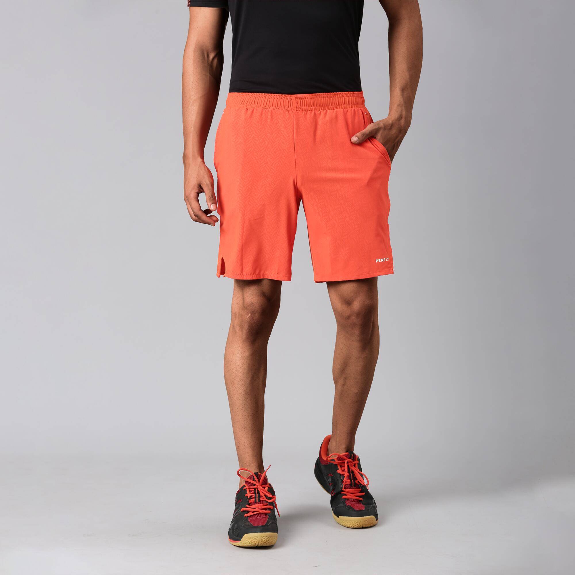 Men Badminton Shorts  Lite 560 Red -  1