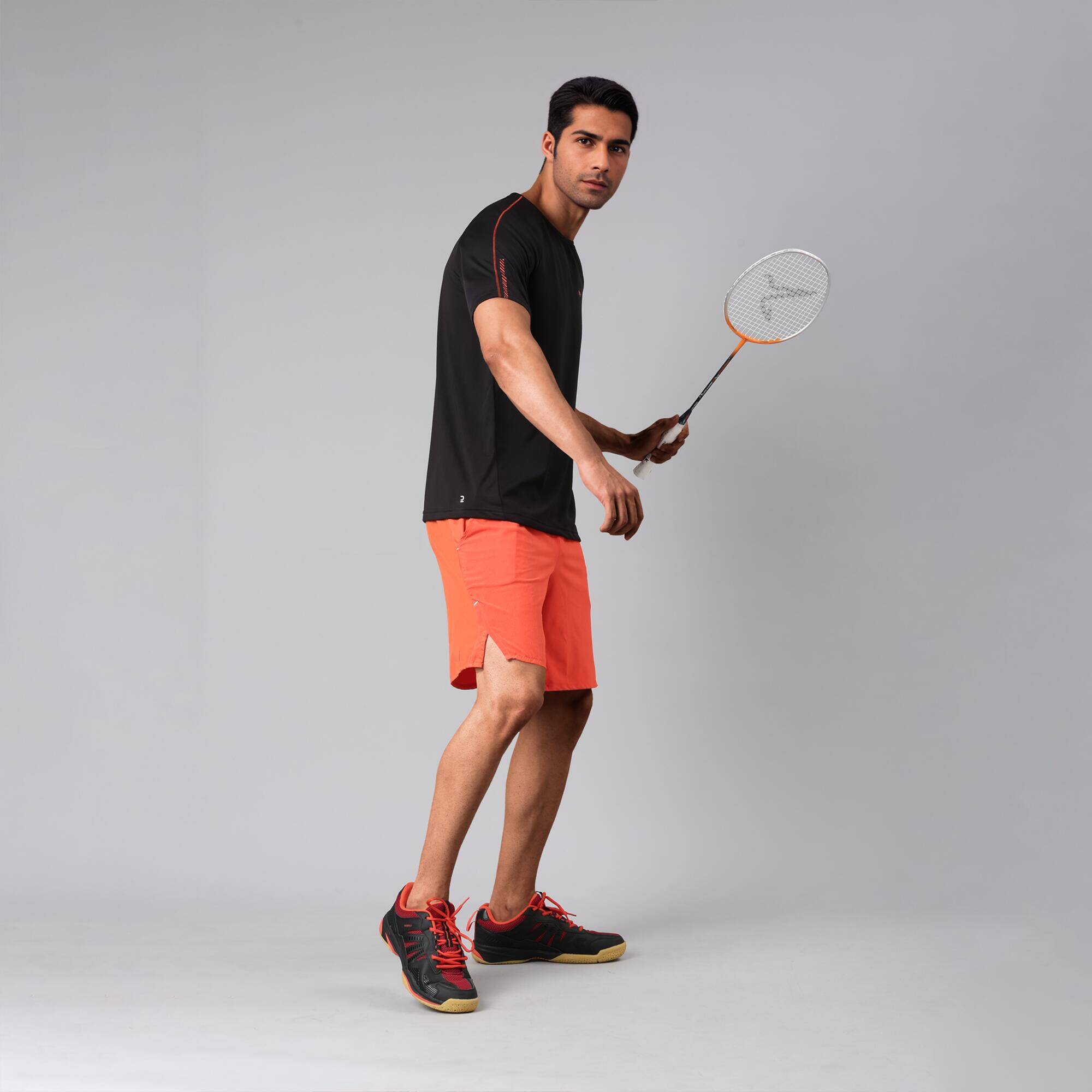 Men Badminton Shorts  Lite 560 Red -  3