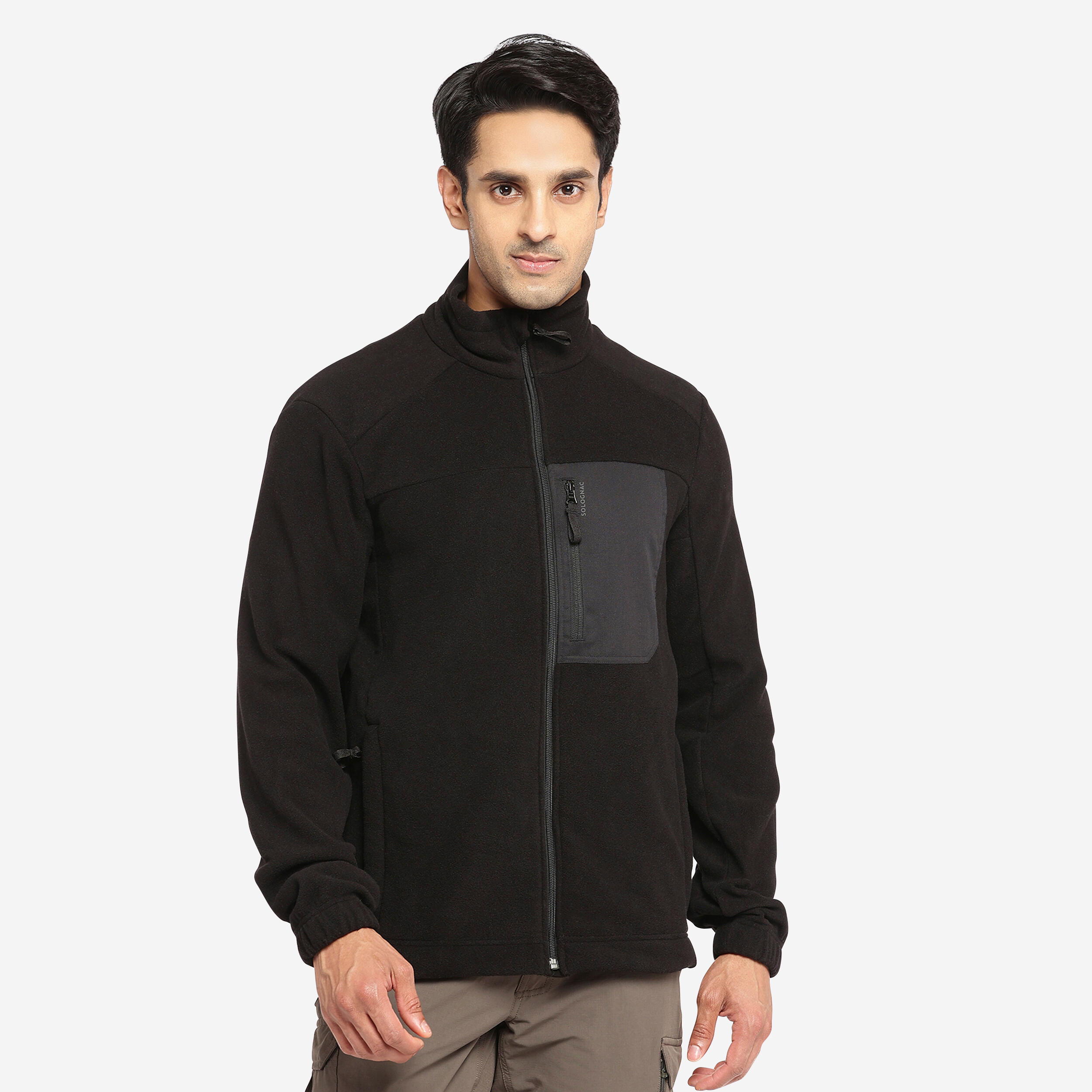 Black mens fleece outlet