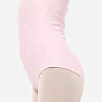 Short-Sleeved Dance Leotard - Pink