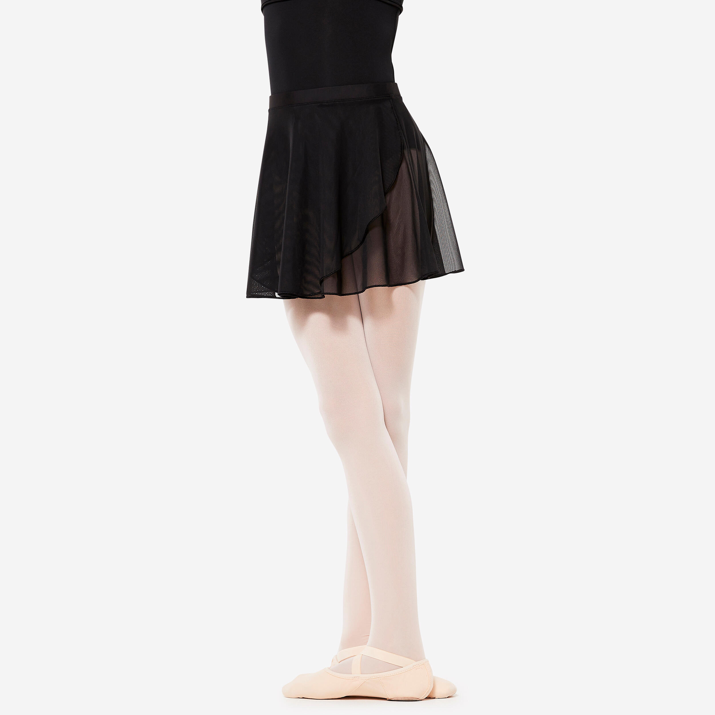 Ballet underskirt in voile - black