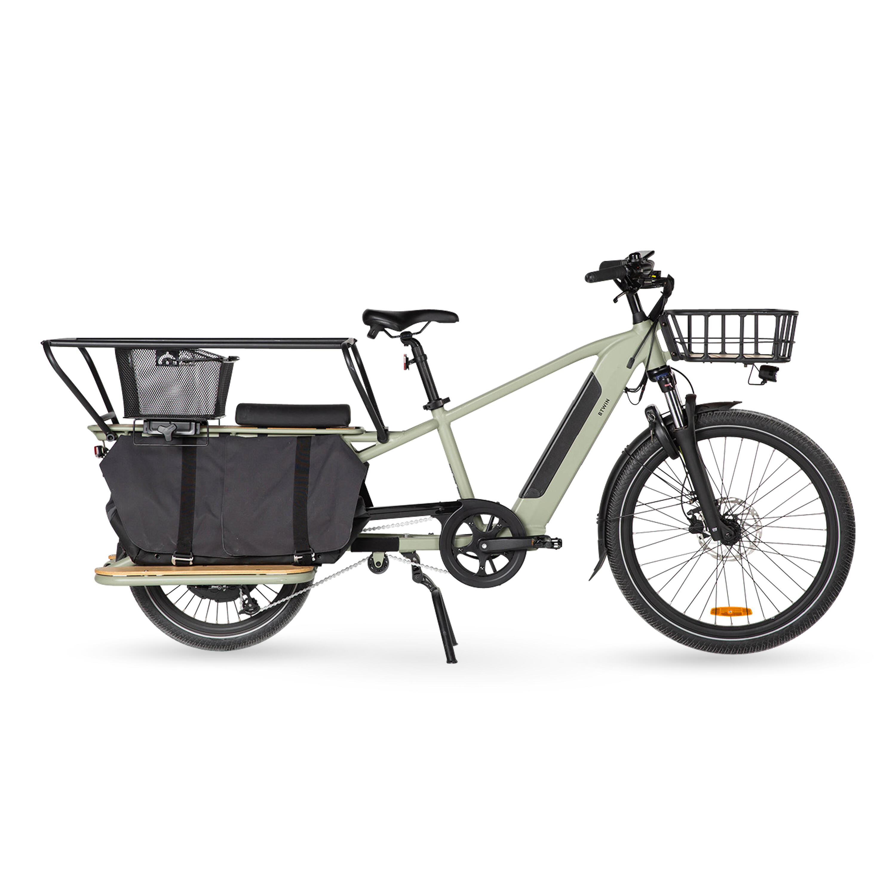 E-Lastenfahrrad Cargobike R500E Longtail hellgrün  49/57
