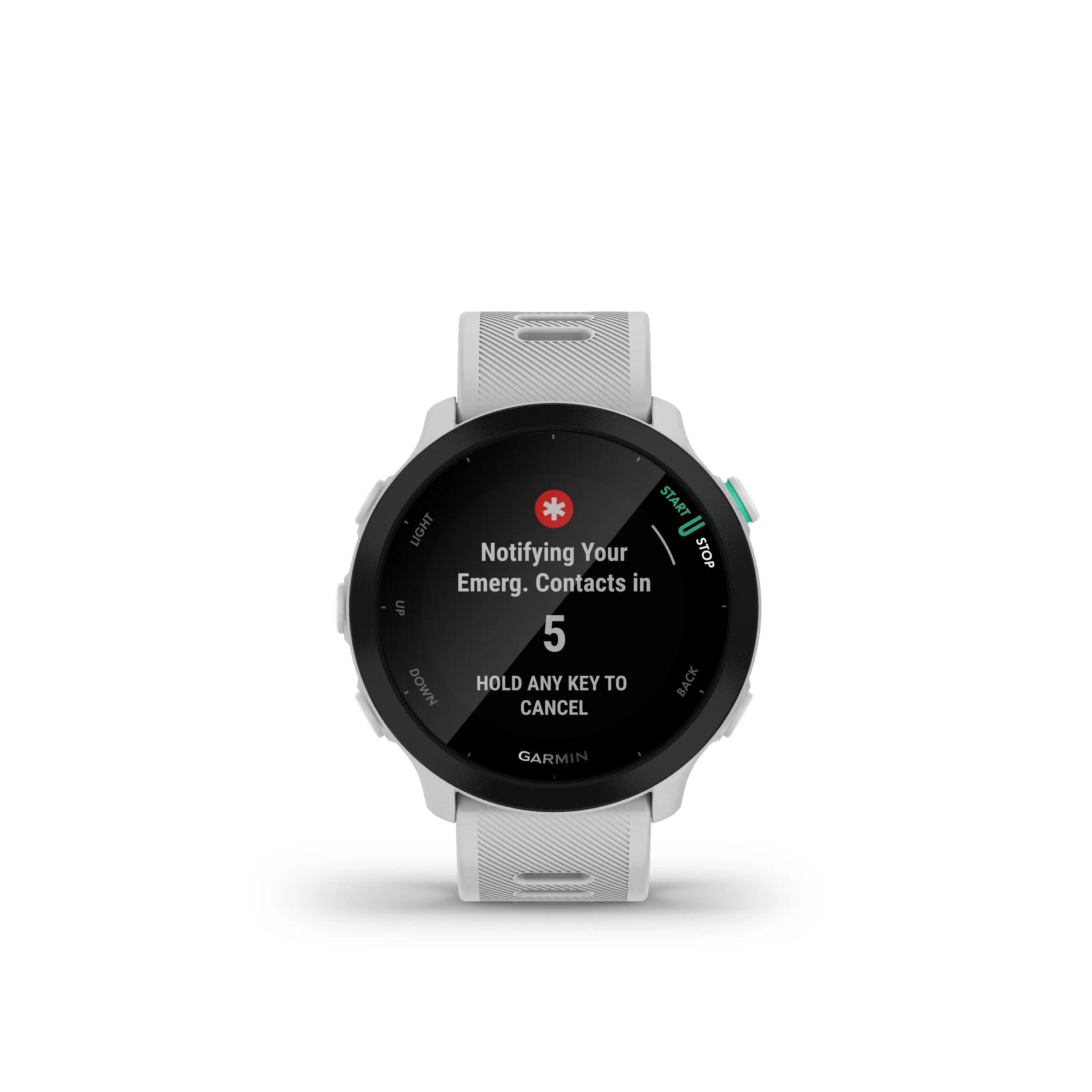 Reloj deportivo con GPS  Garmin Forerunner 55 - Blanco 2/7