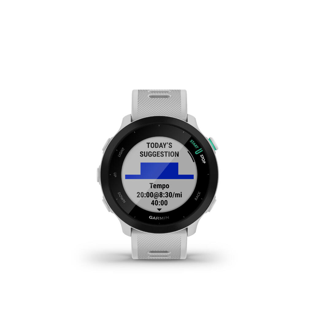 Reloj deportivo con GPS  Garmin Forerunner 55 - Blanco