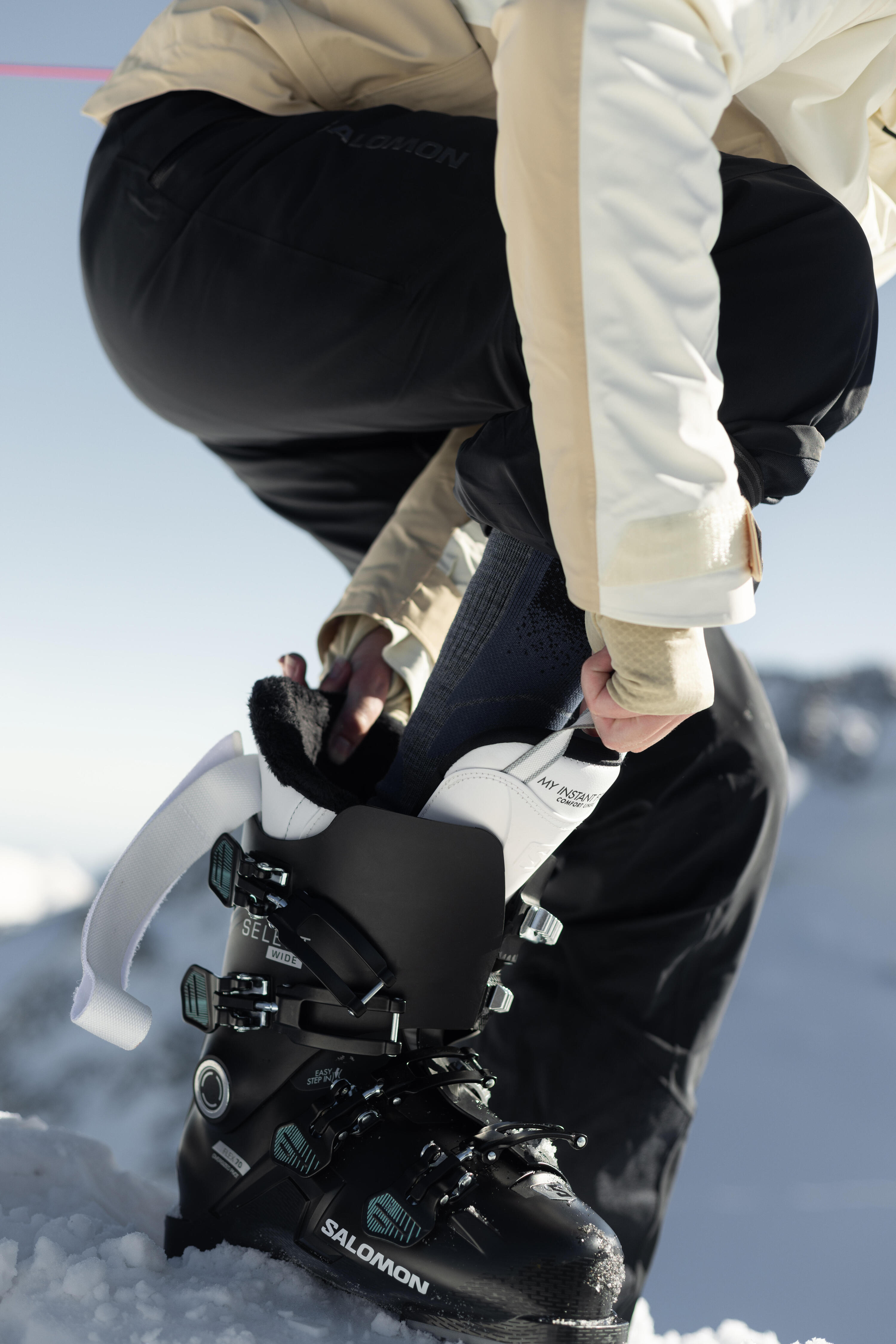Seconde vie - CHAUSSURE DE SKI FEMME - SALOMON SELECT WIDE 70 13/15