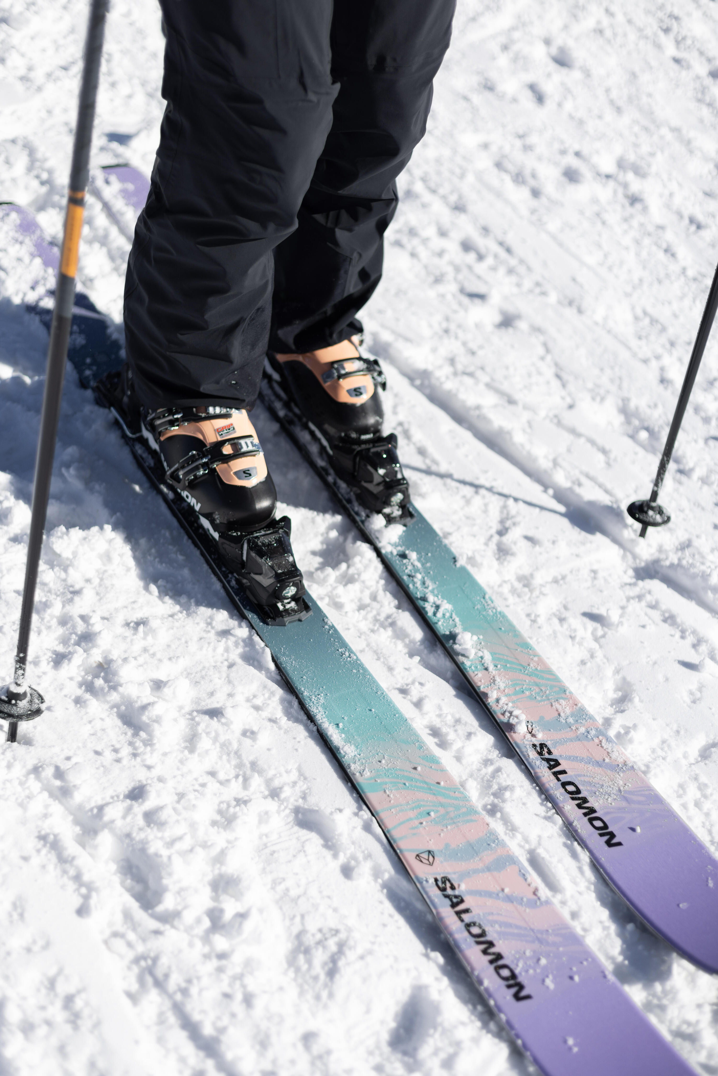Esquís Alpino con fijaciones Mujer Salomon Stance 84 W 11/15