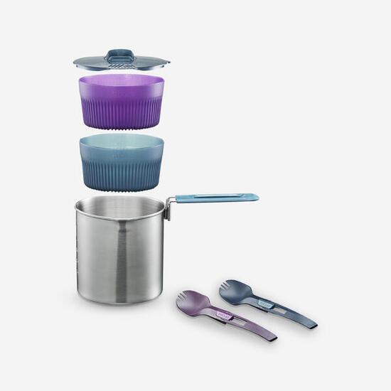 GAVETTA MONTAGNA INOX TREK500 | 2 PERSONE 16L