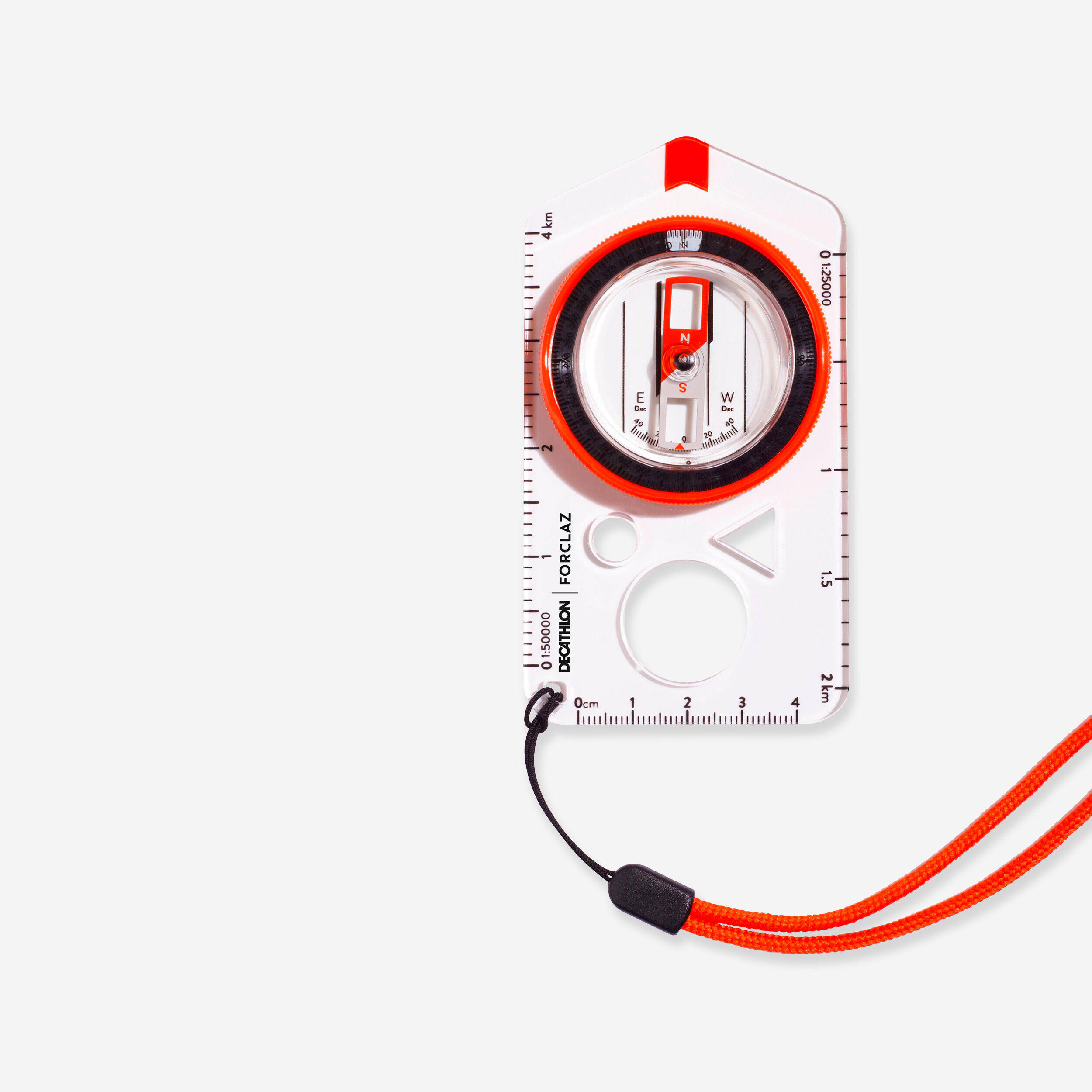 Explorer 500 Hiking Compass Orange