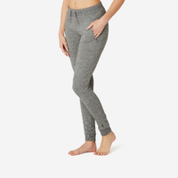 Pantalon Jogging SIim Fitness Femme - 520 gris