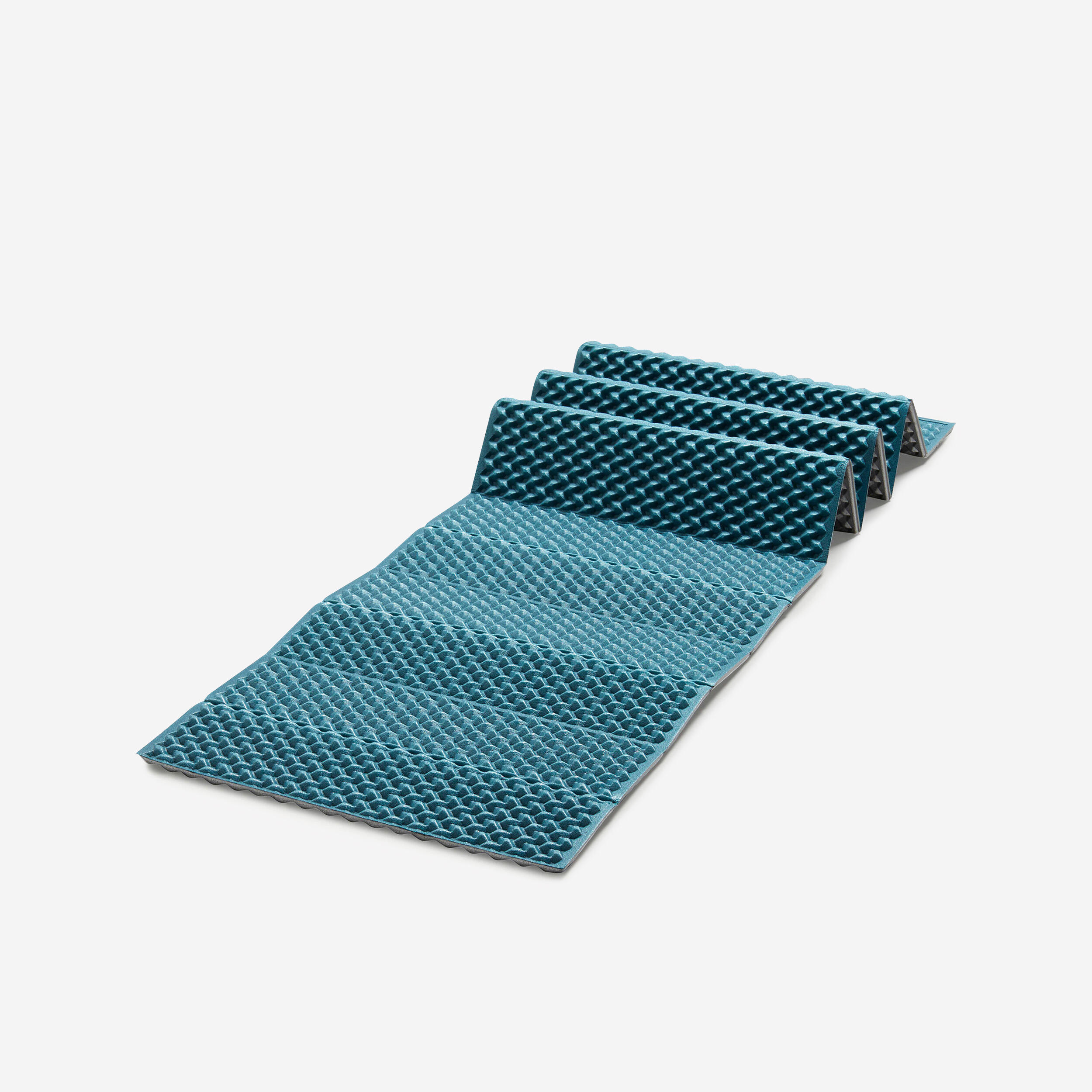 Insulating trekking foam folding mattress TREK 100 grey