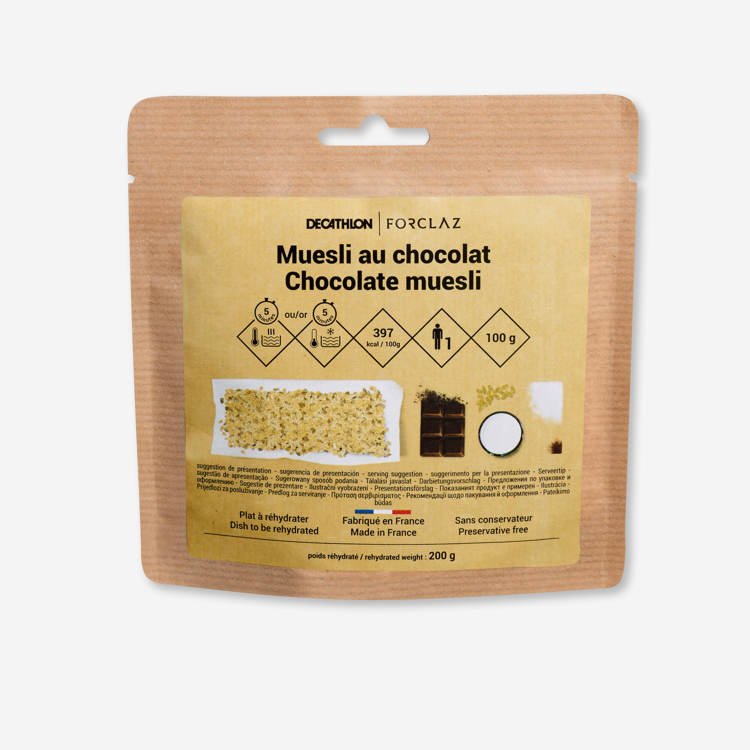 Breakfast - Chocolate Muesli -100 g FORCLAZ