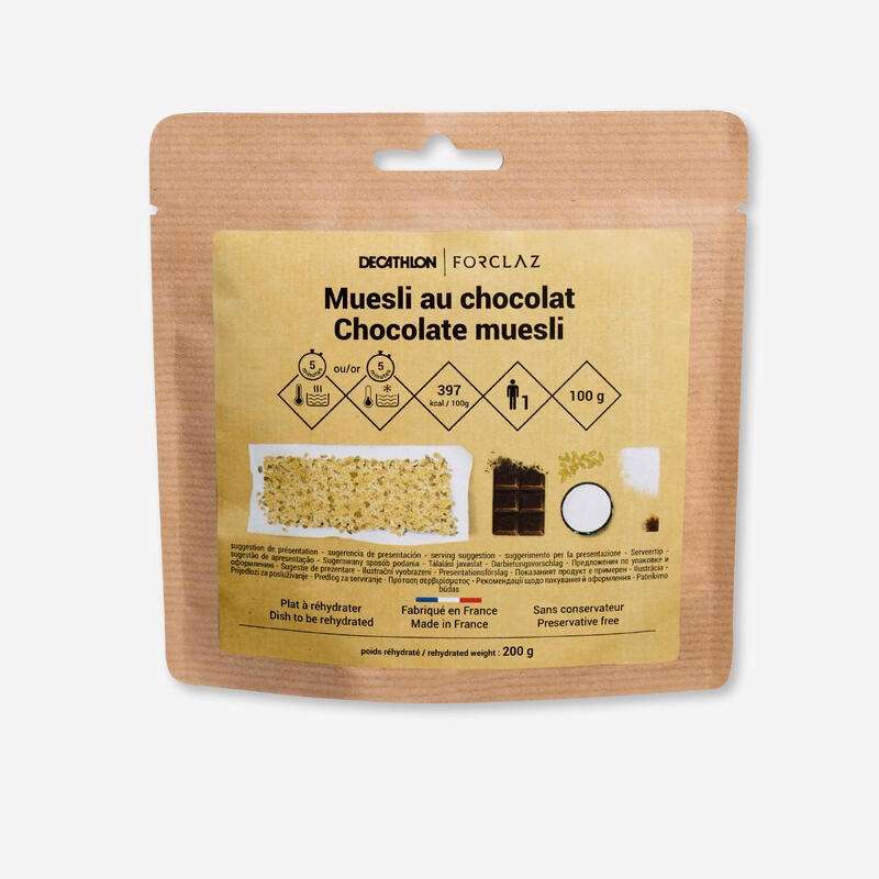 Comida Desidrata - pequeno-almoço - Muesli de Chocolate -100 g