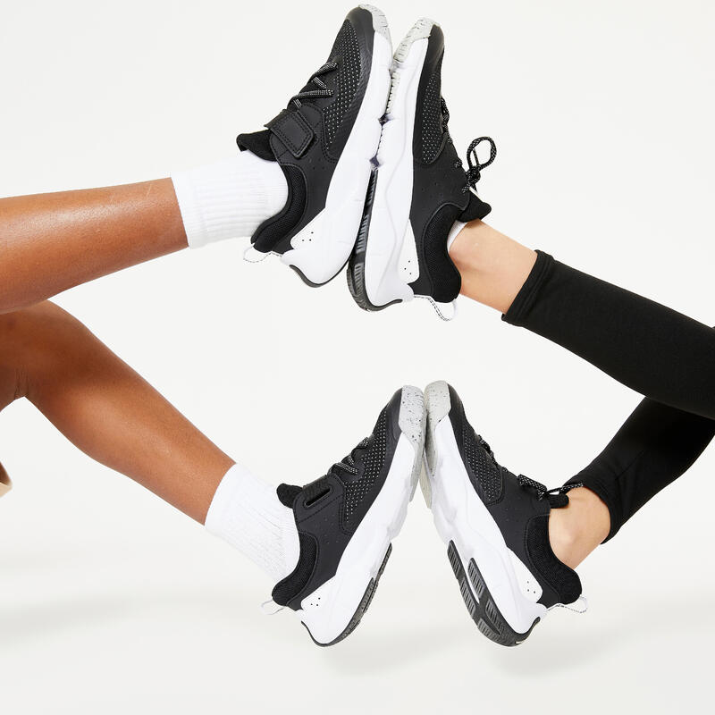 Încălțăminte cu benzi cu arici și șireturi elastice Playful Fast Negru Copii