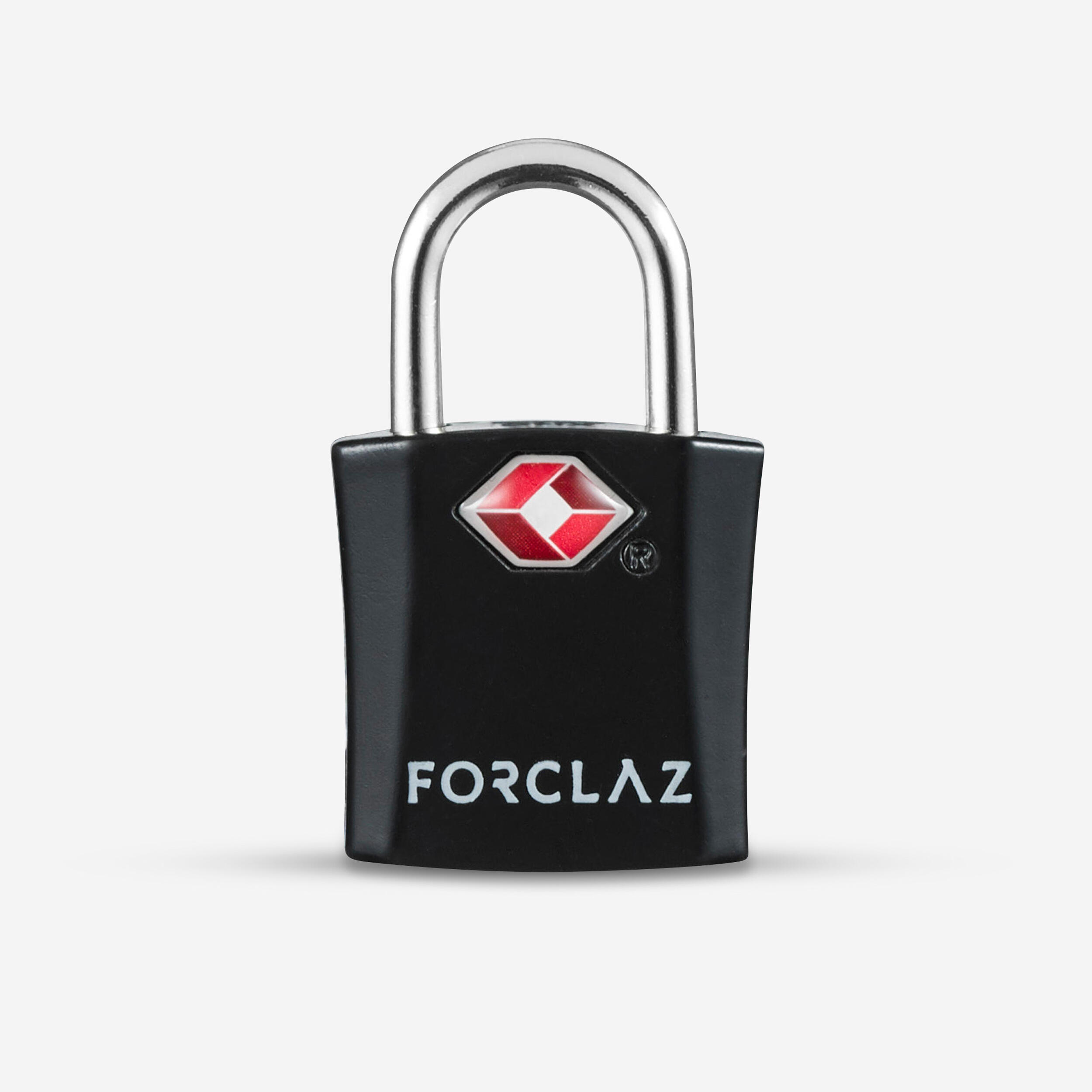 FORCLAZ TSA Keyed Padlock x2 - Black