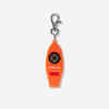 50 MULTI-PURPOSE WHISTLE AND ORIENTEERING COMPASS - ORANGE