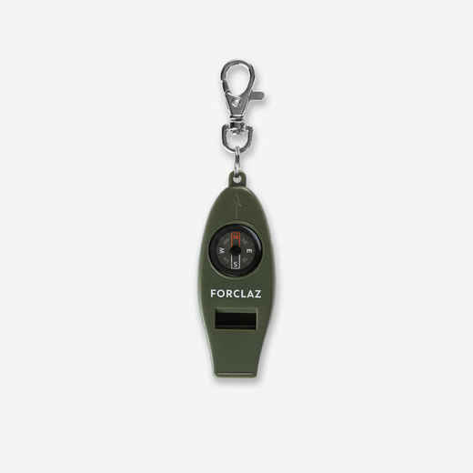 
      50 MULTI-PURPOSE WHISTLE AND ORIENTEERING COMPASS - KHAKI
  