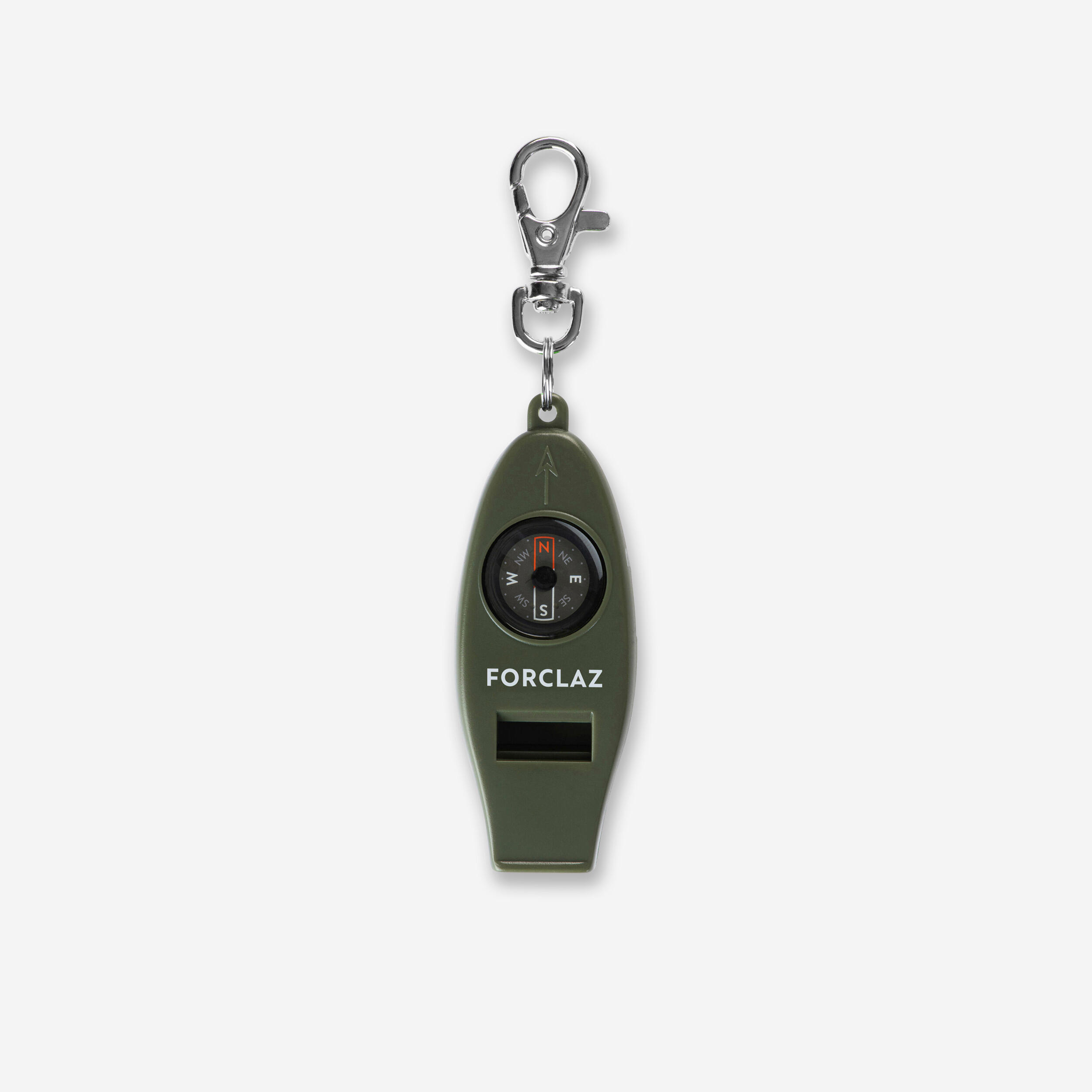 GEONAUTE 50 MULTI-PURPOSE WHISTLE AND ORIENTEERING COMPASS - KHAKI