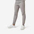 Men's Trackpant Jogger Slim Fit 500 For Gym- Grey