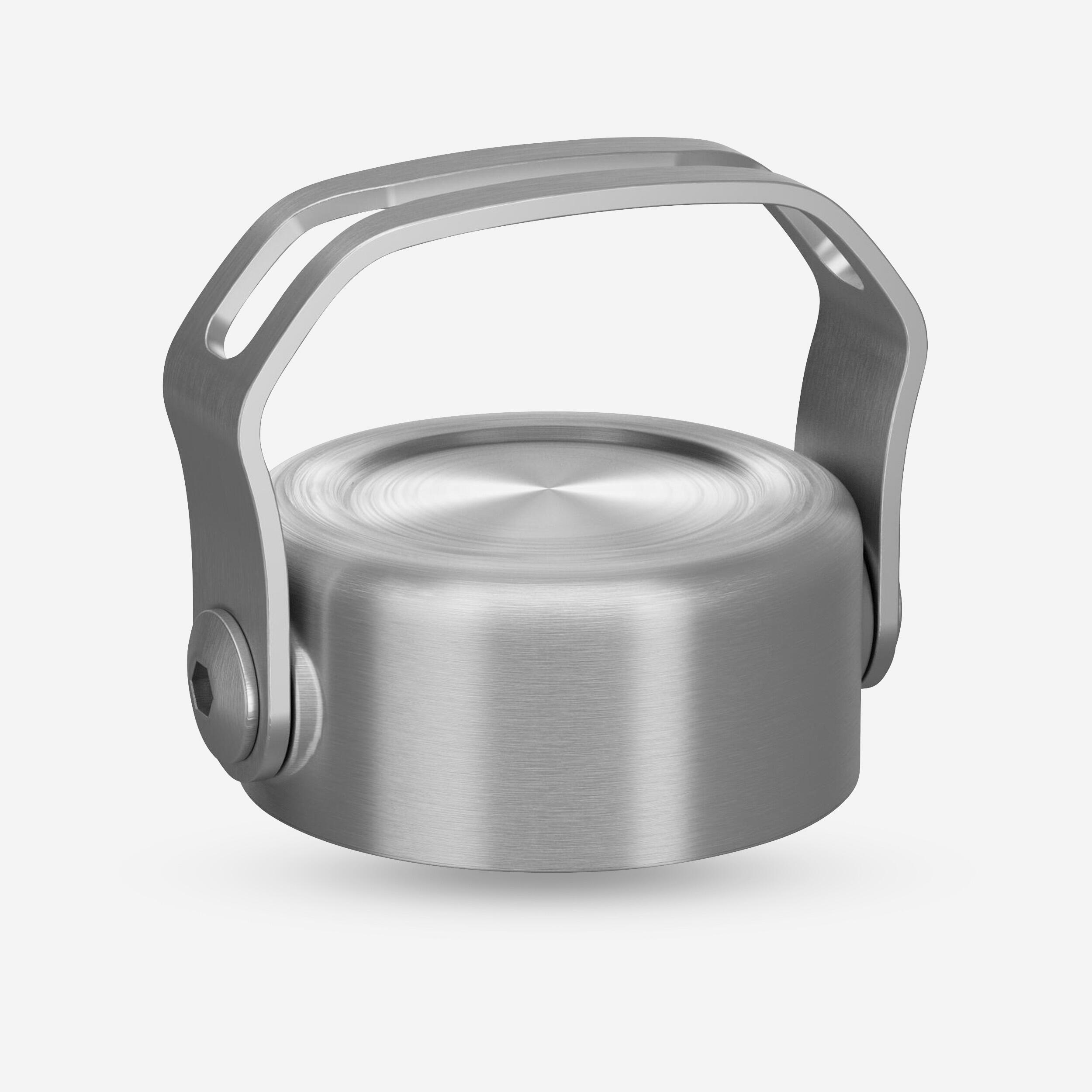 Tampa mh100 inox para cantil de caminhada mh100 ou mh500 isotérmico em inox