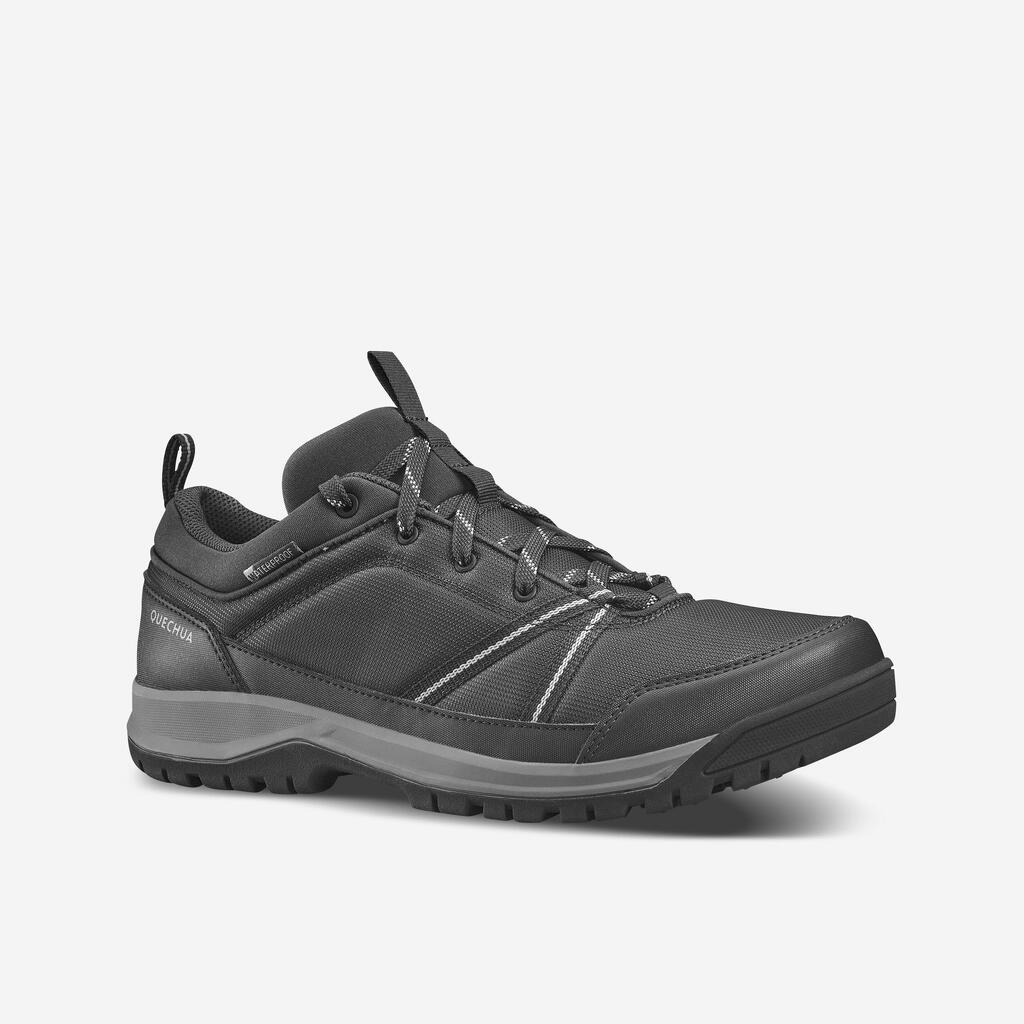 Vyriški lygumų žygių batai „NH150“, juodi