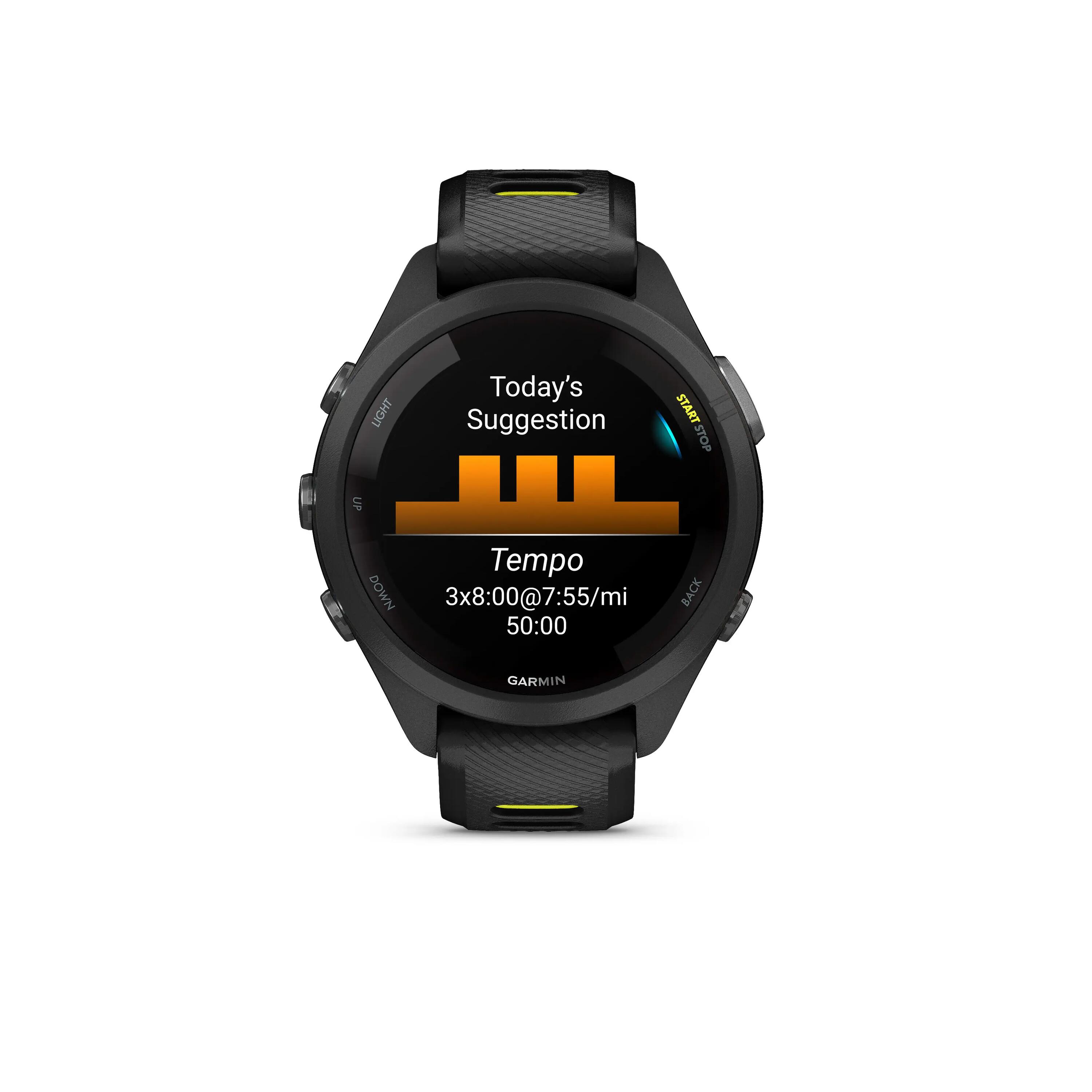 Reloj inteligente con GPS y +15h de batería Garmin Forerunner 265S negro 5/8