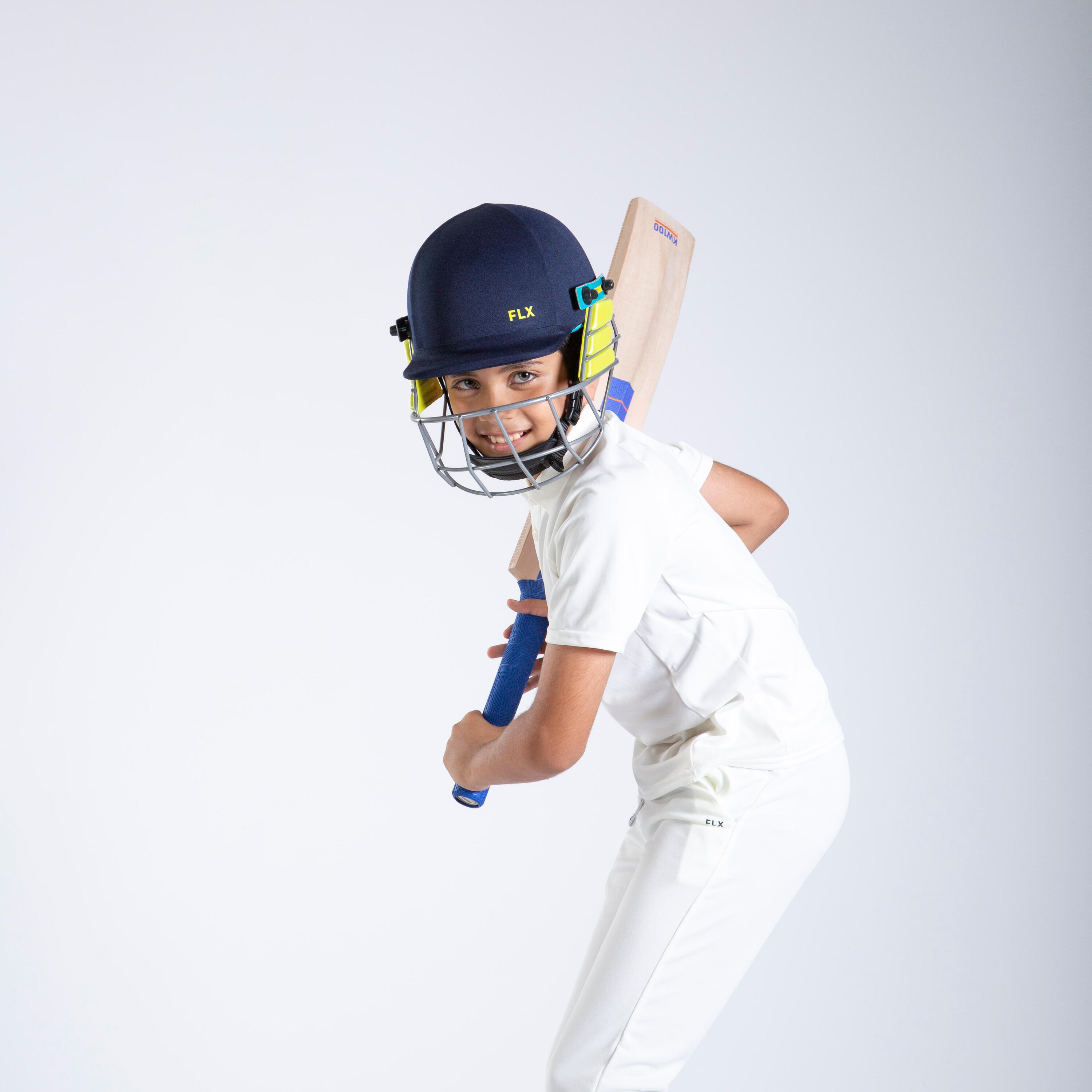 KIDS CRICKET HELMET CH 500 4/6