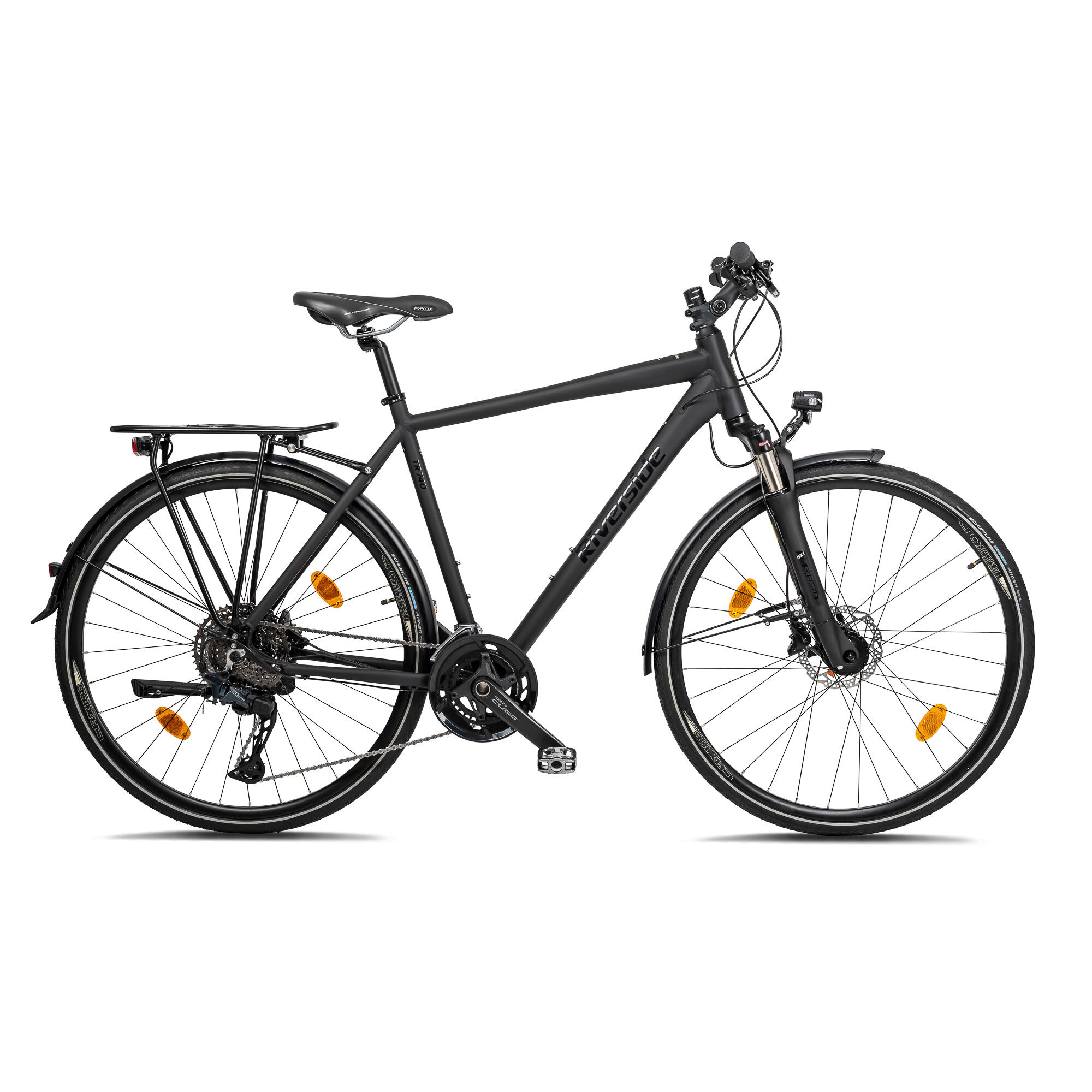 RIVERSIDE Trekkingrad 28 Zoll Riverside 740 TR Herren Schwarz