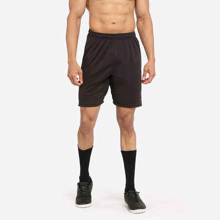 Pantaloneta de fútbol para adulto Kipsta Essentiel Club negro